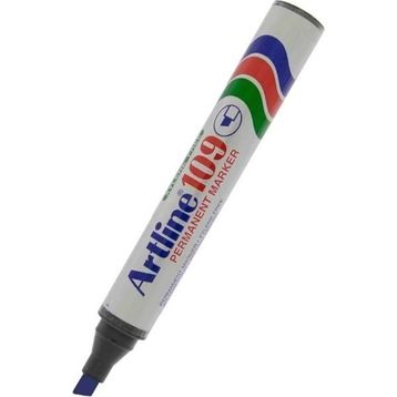 Artline 109 2.0-5.0 MM Mavi Permanent Kesik Uç Markör Kalem