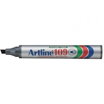 Artline 109 Kesik Uç Siyah Permanent Markör