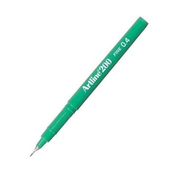 Artline 200N 04 mm Yeşil Fineliner Keçe Uçlu Yazı Kalemi