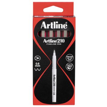Artline 210N 06 MM Koyu Kırmızı Keçe Uçlu Yazı Kalemi