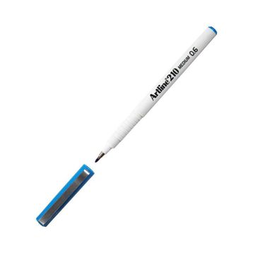 Artline 210N Yazı Kalemi Uç 0.6 mm Gök Mavisi Keçe Uçlu Kalem