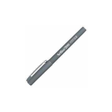 Artline 220N 0.2 mm Gri Super Fine İnce Keçe Uçlu Yazı Kalemi