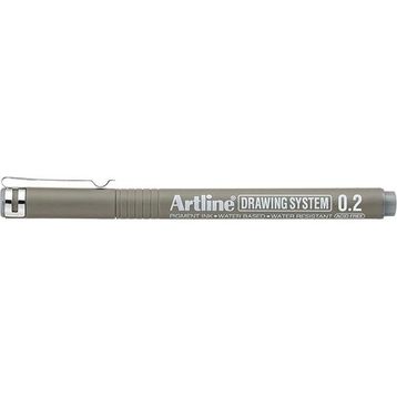 Artline 232N Drawing System 0.2 mm Grey Çizim Kalemi