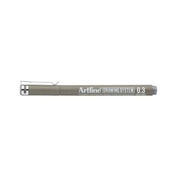 Artline 233N Drawing System 0.3 mm Grey Çizim Kalemi