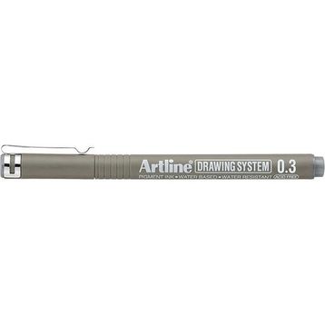 Artline 233N Drawing System 0.3 mm Grey Çizim Kalemi