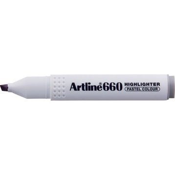 Artline 660 1.0-4.0 MM Pastel Gri Kesik Uç Fosforlu Kalem