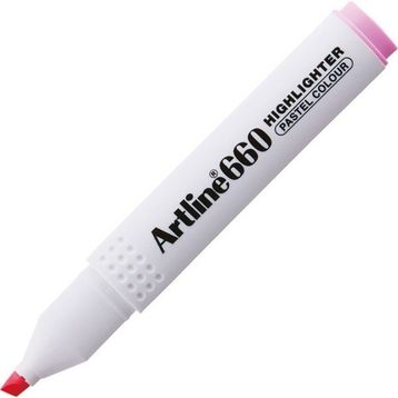 Artline 660 Kesik Uç 1.0-4.0 mm Pastel Pink Fosforlu Kalem