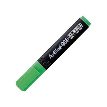 Artline 660 Kesik Uç 1.0-4.0 MM Pastel Yeşil Fosforlu Kalem