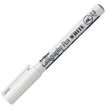 Artline 993XF Uç 2,5 mm Beyaz White Metalik Kaligrafi Markörü