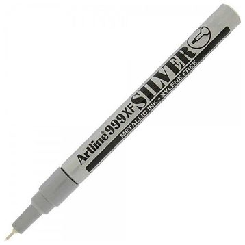 Artline 999XF 0.8 MM Gümüş Metalik Markör Kalem