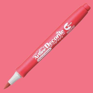 Artline Decorite Metalik Red Brush Marker