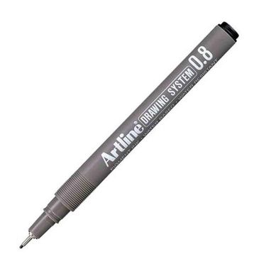 Artline Drawing Siyah 0.8 mm Teknik Çizim Kalemi