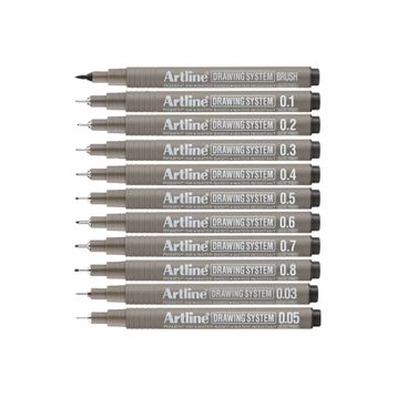 Artline Drawing System 11'li Teknik Çizim Kalemi Seti