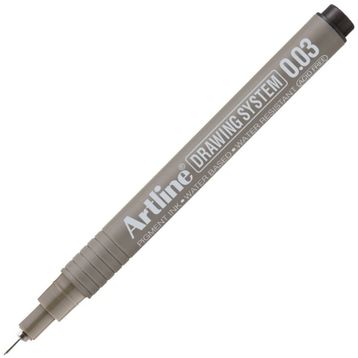 Artline Drawing System 2303 0.03 mm Uçlu Siyah Teknik Çizim Kalemi
