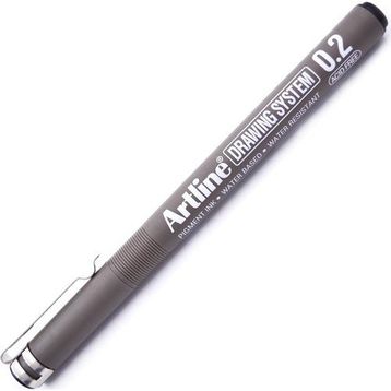 Artline Drawing System 232 0.2 mm Uçlu Siyah Teknik Çizim Kalemi