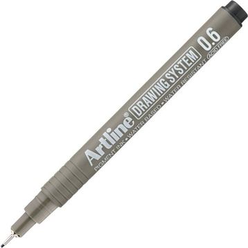 Artline Drawing System 236 0.6 mm Uçlu Siyah Teknik Çizim Kalemi