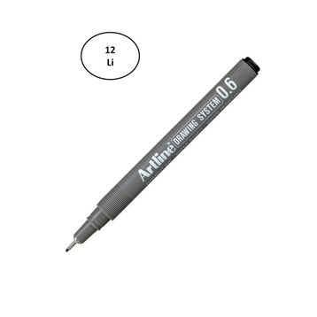 Artline Drawing System 236 0.6 mm Uçlu Siyah Teknik Çizim Kalemi