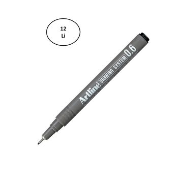 Artline Drawing System 236 0.6 mm Uçlu Siyah Teknik Çizim Kalemi
