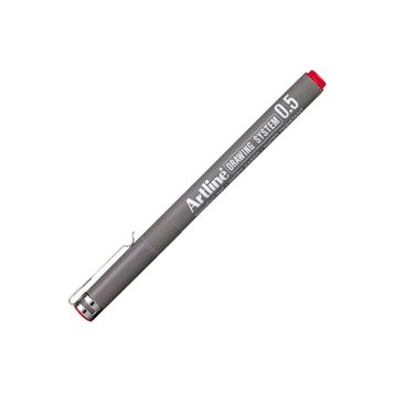 Artline Drawing System Kırmızı Teknik Çizim Kalemi