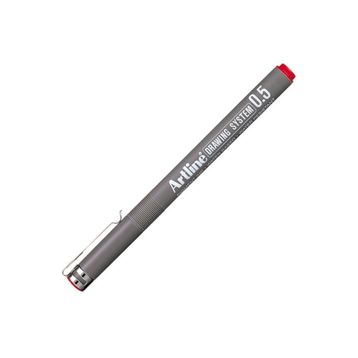 Artline Drawing System Kırmızı Teknik Çizim Kalemi