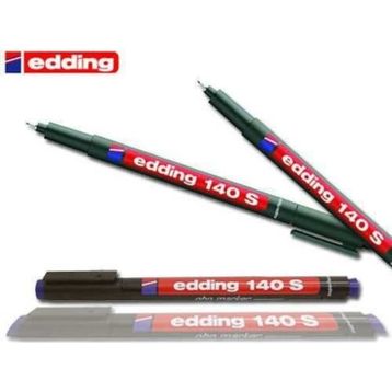 Artline Edding 142M Orta Uç 10 Adet Siyah Asetat Kalemi