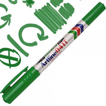 Artline EK-041T İki Uçlu Permanent Yeşil Markör