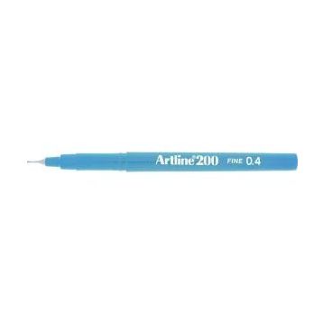 Artline EK-200 Fineliner 0.4 mm Gök Mavisi 12'li İnce Uçlu Keçeli Kalem