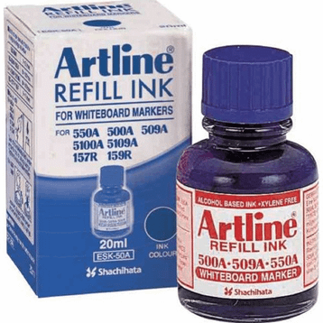 Artline ESK-50A Mavi Beyaz Tahta Kalemi Mürekkebi