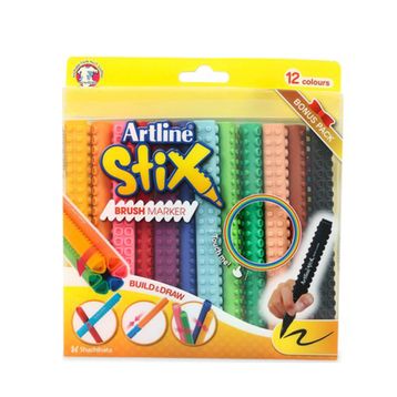 Artline ETX-300 1.2 Sarı Stix Coloring Markör Keçe Uçlu Boya Kalemi