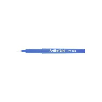 Artline Fineliner 200 0.4 mm Kapalı Kahverengi İnce Uçlu Yazı ve Çizim Kalemi