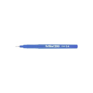 Artline Fineliner 200 0.4 mm Kapalı Kahverengi İnce Uçlu Yazı ve Çizim Kalemi
