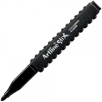 Artline Stix Colouring 1.2 mm Siyah Marker Keçe Uçlu Boya Kalemi