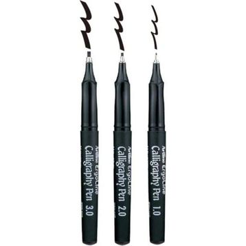 Artline Supreme 1.0-2.0-3.0 mm Siyah 3 Adet Kaligrafi Kalemi