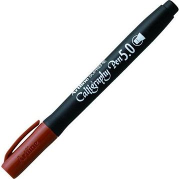 Artline Supreme 5.0 mm Sepia Kahverengi Kaligrafi Kalemi