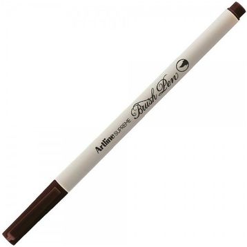 Artline Supreme Brush Koyu Kahve Uçlu Kalem