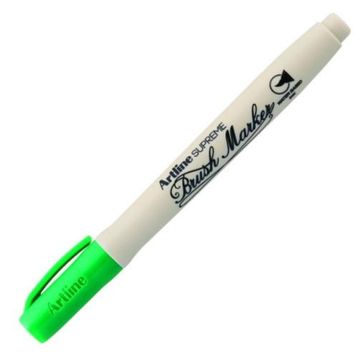 Artline Supreme Green Brush Marker