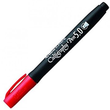 Artline Supreme Red 5.0 Calligraphy Pen