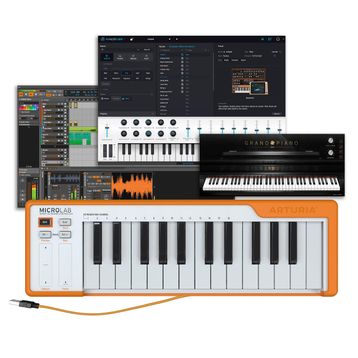 Arturia Microlab Turuncu 25 Tuş SlimKey Micro Keyboard