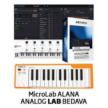 Arturia Microlab Turuncu 25 Tuş SlimKey Micro Keyboard