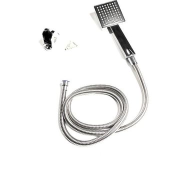 Arvent HB015 Krom Kare Banyo Duş Başlığı Seti