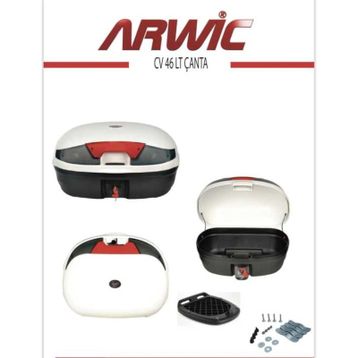 Arwic CV-46 Beyaz Motorsiklet Çantası