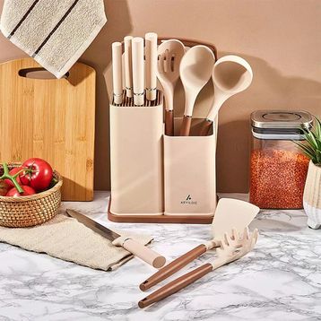 Aryıldız 153AR259900 Kaizen 12 Parça Blok Bıçak ve Pano Seti