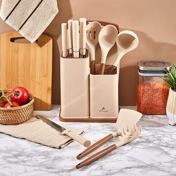 Aryıldız 153AR259900 Kaizen 12 Parça Blok Bıçak ve Pano Seti