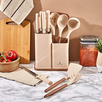 Aryıldız 153AR259900 Kaizen 12 Parça Blok Bıçak ve Pano Seti