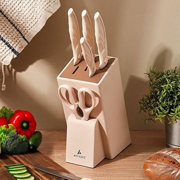 Aryıldız 260005 Benton 7 Parça Blok Bıçak Seti