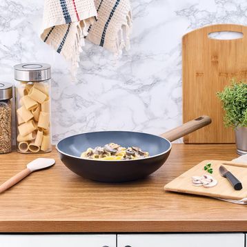 Aryıldız 28 cm Eco Ceramic Wok Tava