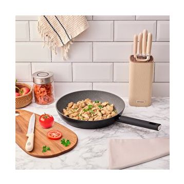 Aryıldız 30 cm Siyah Caja Tava