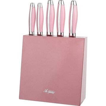 Aryıldız 6 Parça Pembe Saplı Bıçak Set