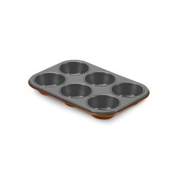 Aryıldız 6'lı Turuncu Granit Muffin Kalıbı