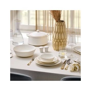 Aryıldız Almada Gold 60 Parça 12 Kişilik Yemek Takımı